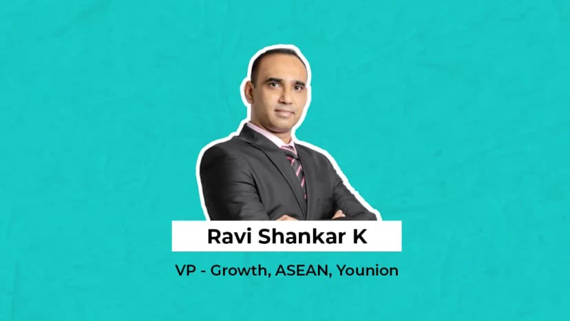 Younion appoints Ravi Shankar K as VP - Growth, ASEAN